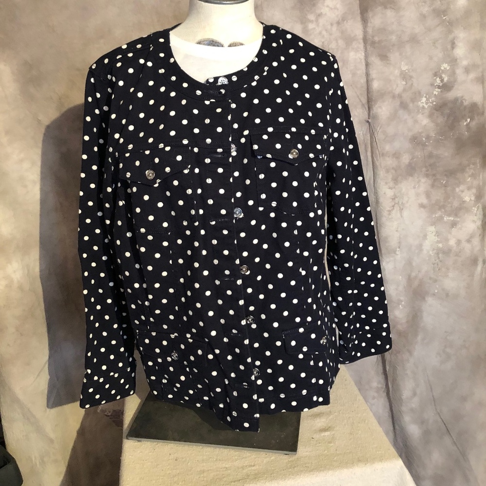 Chaps 2x Button Down Jacket - image 7